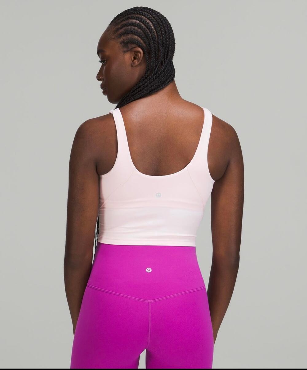 Lululemon Align Waist-Length Tank Top Size 0 Strawberry Milkshake